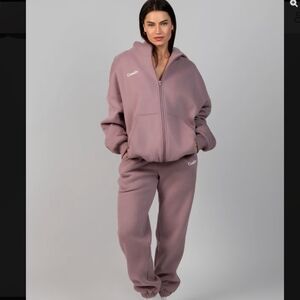 Comfrt Women's 2x Orchid Joggers-Pants Only